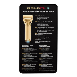 BabylissPRO BaBylissPRO FXONE GoldFX Double Foil Shaver Battery System FX79FSG