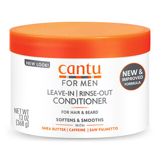 Cantu Cantu for Men Leave-in Rinse-Out Conditioner for Hair & Beard 13oz