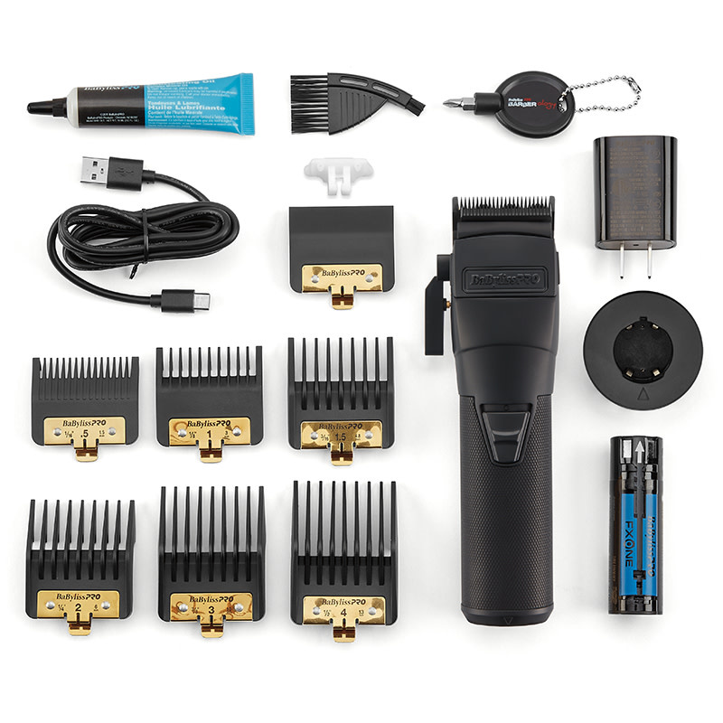 BaByliss PRO Black FX One All-Metal Interchangeable-Battery Cordless  Trimmer (FX799MB)