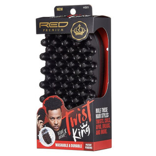 Kiss Kiss Red Premium x Bow Wow Twist King Luxury Twist Styling Tool Brush
