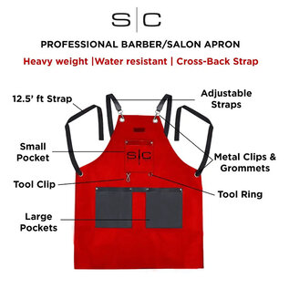 StyleCraft StyleCraft Red & Black Apron SC315R