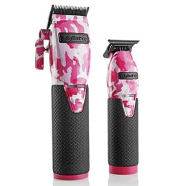 BabylissPRO BabylissPRO LimitedFX Adjustable Cordless Clipper & Trimmer Pink Camo