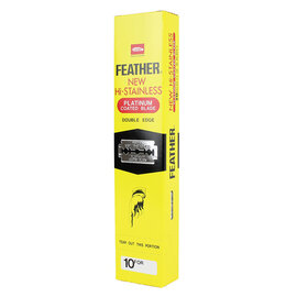 Feather Feather New Hi-Stainless Platinum Coated Doubled Edge Razor Blades 200pcs