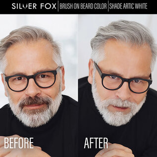 Silver Fox Silver Fox Brush On Beard Color 30 Applications Arctic White