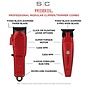 StyleCraft StyleCraft Rebel Adjustable Blade Cordless Clipper & Trimmer Red SC203R