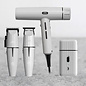 JRL Professional JRL Ghost Collection Clipper, Trimmer, Shaver & Hair Dryer White Edition