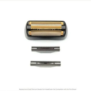 StyleCraft [Discontinued] StyleCraft Replacement Flex Cutters & Foils Double Foil Cordless Shaver - SC538S