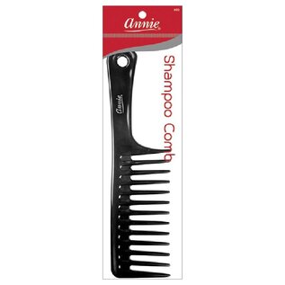 Annie Annie Shampoo Detangling Wide Tooth Hair Comb Black  19