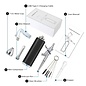 BKS Cordless Airbrush Set Spray Pump Air Compressor Kit