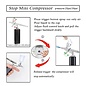 BKS Cordless Airbrush Set Spray Pump Air Compressor Kit