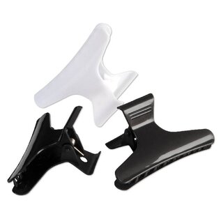 Soft 'n Style Soft 'n Style 3" Wide Butterfly Clamp Clips 12pcs  186B