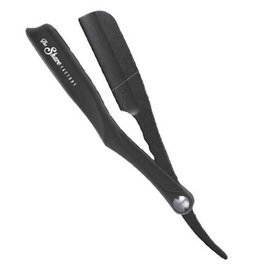 Shave Factory Shave Factory Sleek Shaving Straight Pinch Style Razor Holder Black