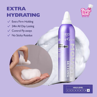 Kiss Red by Kiss Setting Mousse Extra Hydrating 12oz STM06