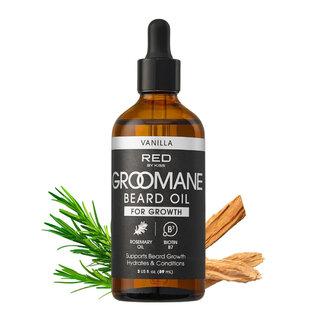 Kiss Red by Kiss Groomane Beard Oil for Growth Vanilla 3oz GR24