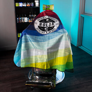 Rolda Rolda Professional Barber Capes | Hair Cutting Capes Multicolor Rainbow