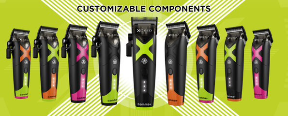 Gamma+ XCEED Professional IN2 Vector Motor Cordless Clipper