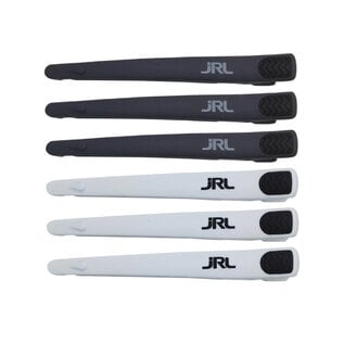 JRL Professional JRL Professional Hair Clip Grey/white 6pcs PK JRL-HC01