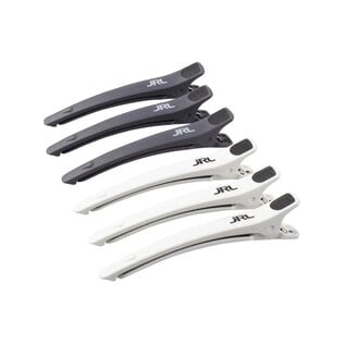 JRL Professional JRL Professional Hair Clip Grey/white 6pcs PK JRL-HC01
