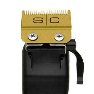StyleCraft StyleCraft Fixed Fade & Moving Slim Deep Tooth Clipper Gold Blade SC521G