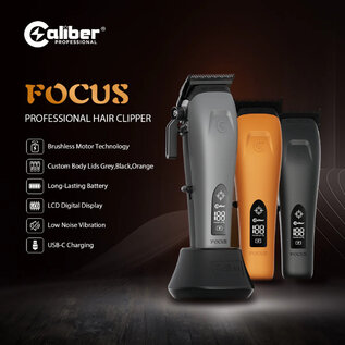Caliber Caliber Focus Brushless Motor Clipper, 3 Color Lid 118