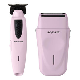 BabylissPRO BaBylissPRO LithiumFX+ Trimmer & Double-Foil Shaver Pink FX73FSTPKMP