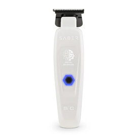 StyleCraft StyleCraft Saber Full Metal Body Digital Brushless Motor Cordless Trimmer White  SC421W