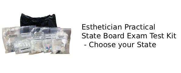 Esthetician Practical State Board Exam Test Kit