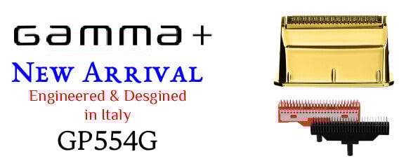 Gamma Gold Titanium Single Foil Head with Echo and Forged Cutters for the Uno Shaver