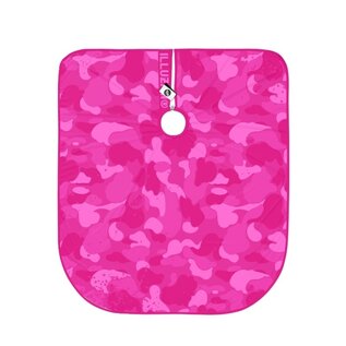 Illuzien Illuzien Cape Camo Electric Pink Elastic