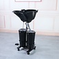Beauty Kit Solutions Portable Shampoo Bowl with Drain Hose 2 Buckets Adjustable Height Salon Sink