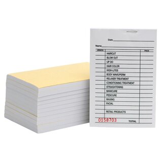 DL Professional DL Professional Salon Check Pad 12pcs | 100pgs - DL-C278