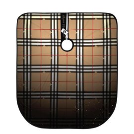 Illuzien Illuzien Cape Plaid Tan Elastic - WS-CAPE-PLAID TAN-ELASTIC
