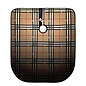 Illuzien Illuzien Cape Plaid Tan Elastic - WS-CAPE-PLAID TAN-ELASTIC