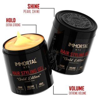 Immortal NYC Immortal NYC Gold Edition Hair Styling Gel 16.9oz - NYC159