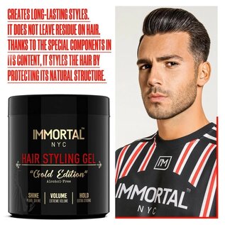 Immortal NYC Immortal NYC Gold Edition Hair Styling Gel 16.9oz - NYC159