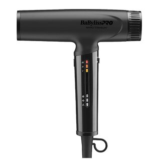 BabylissPRO BabylissPRO Nano Titanium Matt Black Light Ionic High-Speed Dryer - BNTC9200MB