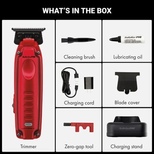 BabylissPRO BaBylissPRO® Limited Edition LO-PROFX Compact Trimmer (Red) - FX72RD