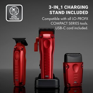 BabylissPRO BaBylissPRO® Limited Edition LO-PROFX Compact Clipper (Red) - FX82RD