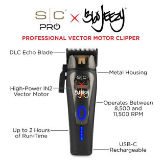 StyleCraft StyleCraft 360 Jeezy Vector Adjustable Cordless Clipper - SC614B