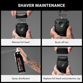 BabylissPRO BaBylissPRO Limited Edition Lo-Pro FX Compact Cordless Trimmer & Foil Shaver Value Set - Black- FX72FSPKMB