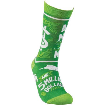 All I Need Is A Nap And 5 Million Dollars Socks