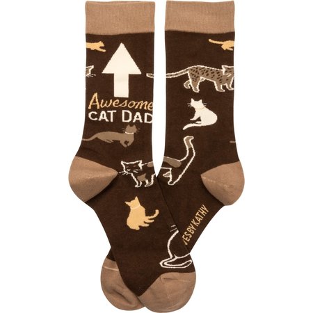 Awesome Cat Dad Socks