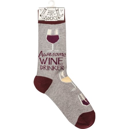 Awesome Wine Drinker Socks