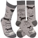  Easily Distracted By Cats Socks