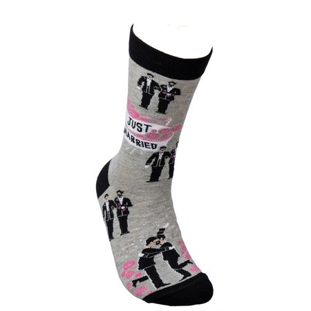 Just Married (Two Grooms) Socks