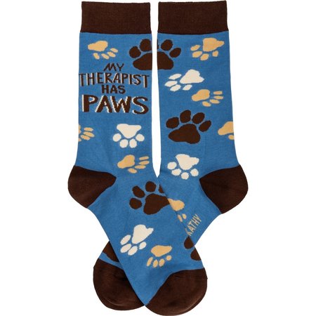 My Therapist Has Paws Socks