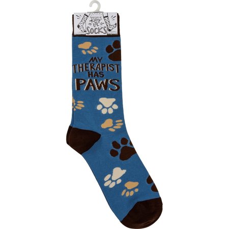 My Therapist Has Paws Socks