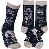  Not Drinking Alone If Your Cat Is Home Socks