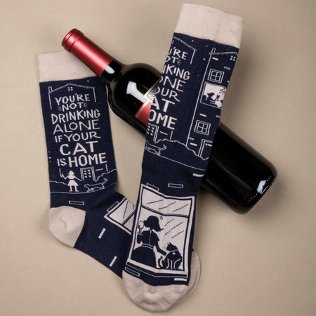 Not Drinking Alone If Your Cat Is Home Socks