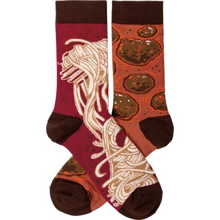 Spaghetti & Meatballs Socks
